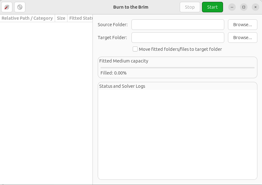Linux GTK 4 interface mockup